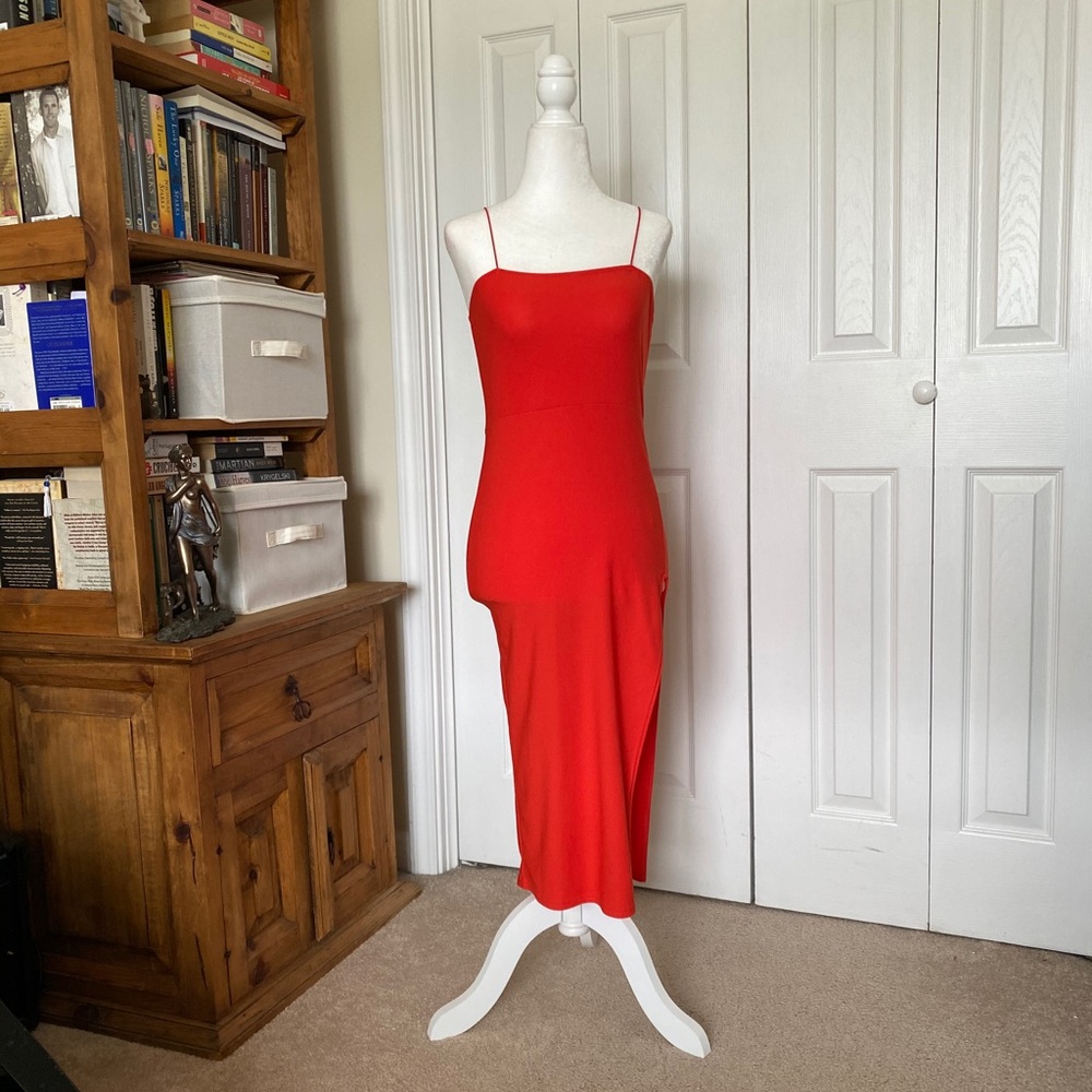 Boohoo Slit Dress